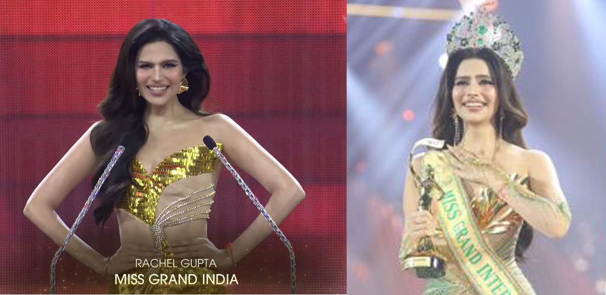 Jalandhar's Rachel Gupta became the first Indian to win the title of Miss Grand International